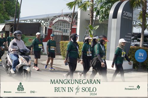 Race photo from Mangkunegaran Run 2024