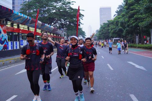 Race photo from One Run 10K Vibes 2024