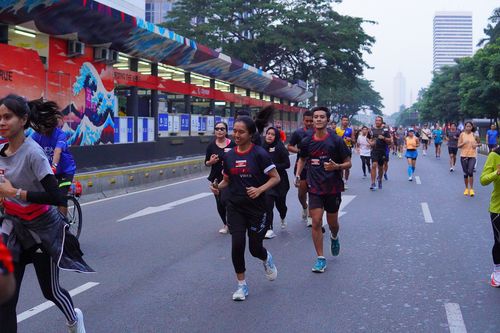 Race photo from One Run 10K Vibes 2024