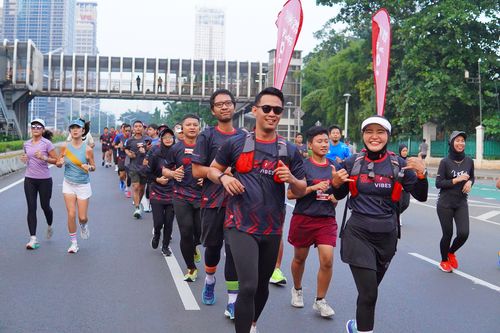 Race photo from One Run 10K Vibes 2024