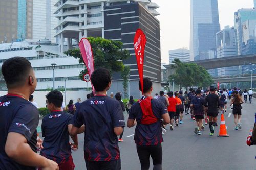 Race photo from One Run 10K Vibes 2024