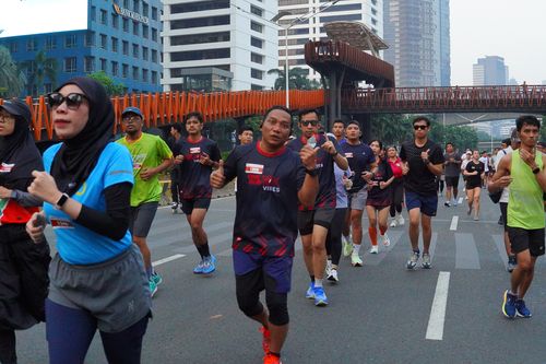 Race photo from One Run 10K Vibes 2024