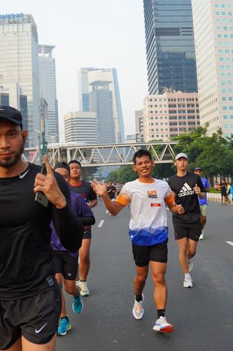 Race photo from One Run 10K Vibes 2024