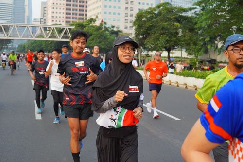 Race photo from One Run 10K Vibes 2024