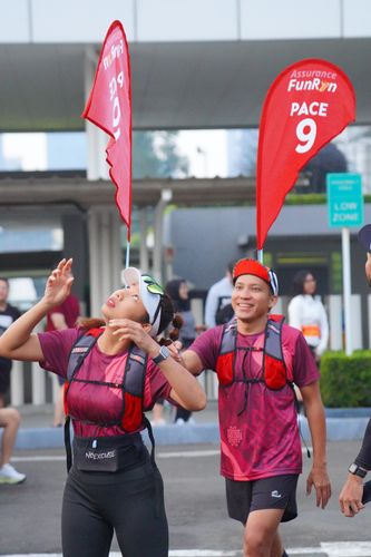Race photo from Assurance Fun Run 2024