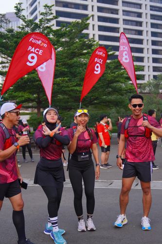 Race photo from Assurance Fun Run 2024