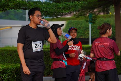 Race photo from Assurance Fun Run 2024