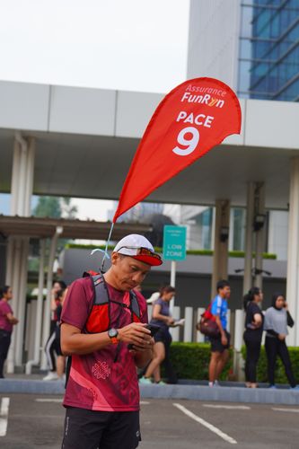 Race photo from Assurance Fun Run 2024