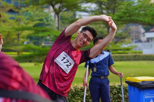 Race photo from Assurance Fun Run 2024