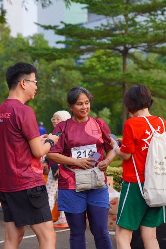 Race photo from Assurance Fun Run 2024
