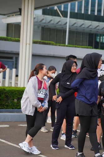 Race photo from Assurance Fun Run 2024