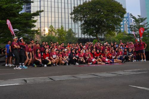 Race photo from Assurance Fun Run 2024