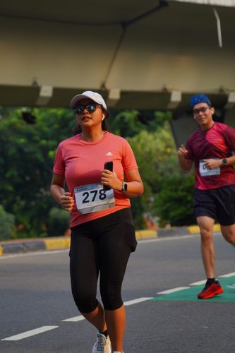 Race photo from Assurance Fun Run 2024
