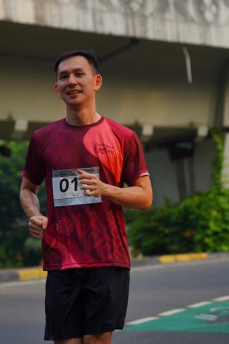 Race photo from Assurance Fun Run 2024