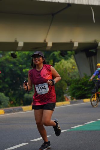 Race photo from Assurance Fun Run 2024