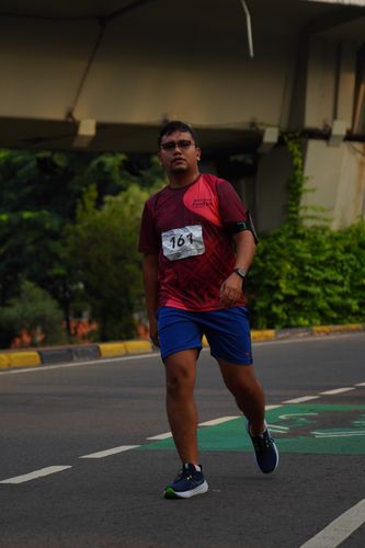 Race photo from Assurance Fun Run 2024