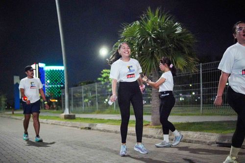 Race photo from PIK NITE RUN VIBES