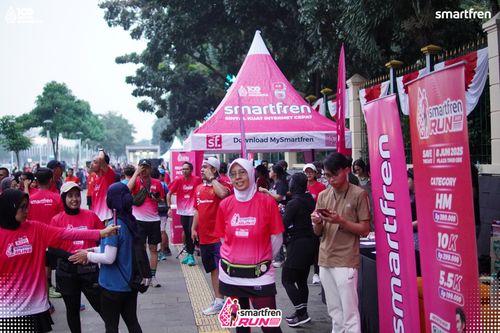 Race photo from Smartfren Run 2025 Vibes
