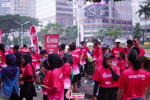 Race photo from Smartfren Run 2025 Vibes