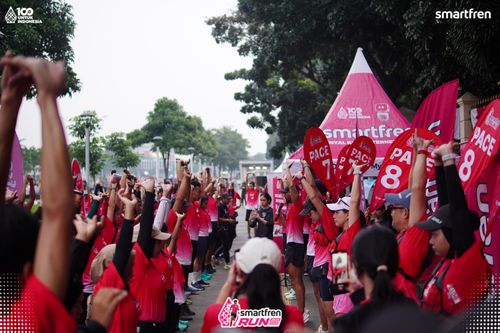 Race photo from Smartfren Run 2025 Vibes