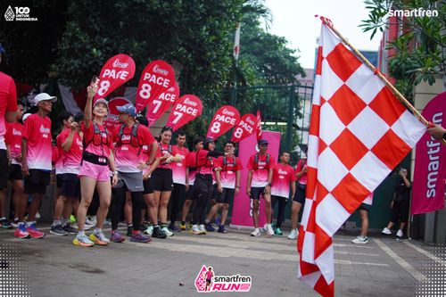Race photo from Smartfren Run 2025 Vibes