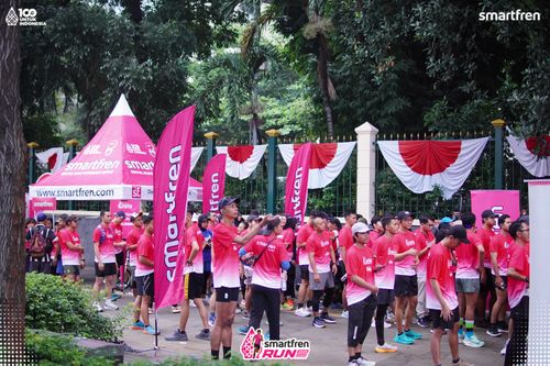 Race photo from Smartfren Run 2025 Vibes