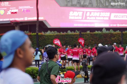 Race photo from Smartfren Run 2025 Vibes