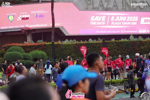 Race photo from Smartfren Run 2025 Vibes