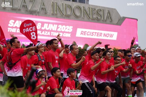 Race photo from Smartfren Run 2025 Vibes