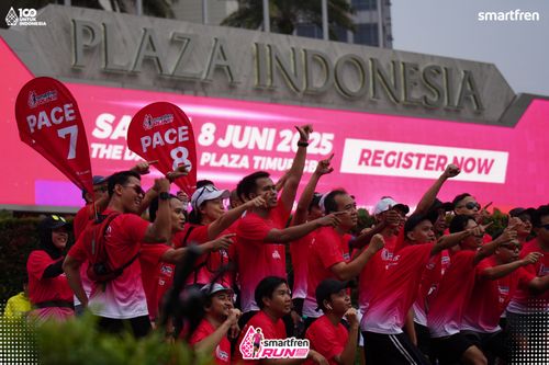Race photo from Smartfren Run 2025 Vibes