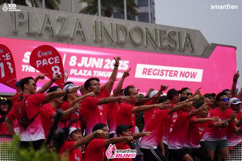 Race photo from Smartfren Run 2025 Vibes