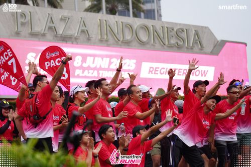 Race photo from Smartfren Run 2025 Vibes