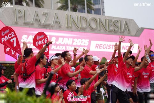 Race photo from Smartfren Run 2025 Vibes