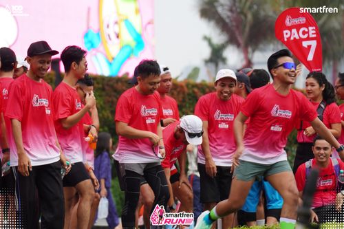 Race photo from Smartfren Run 2025 Vibes