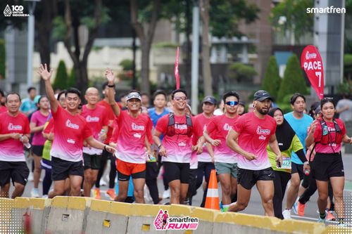 Race photo from Smartfren Run 2025 Vibes