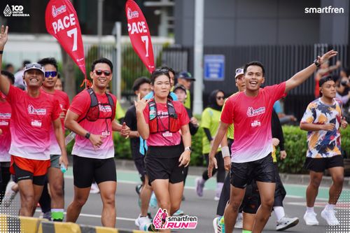 Race photo from Smartfren Run 2025 Vibes