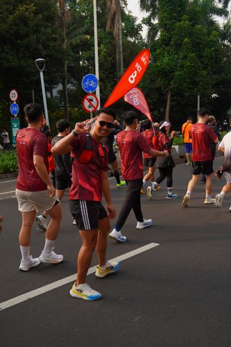 Race photo from Assurance Fun Run 2024