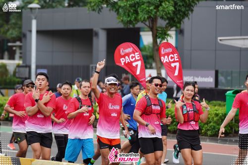 Race photo from Smartfren Run 2025 Vibes