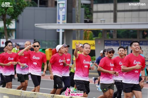 Race photo from Smartfren Run 2025 Vibes