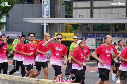 Race photo from Smartfren Run 2025 Vibes