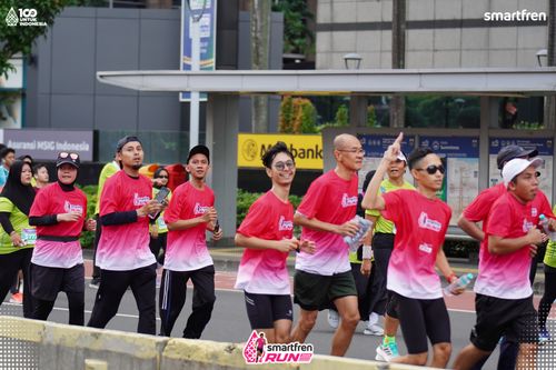 Race photo from Smartfren Run 2025 Vibes