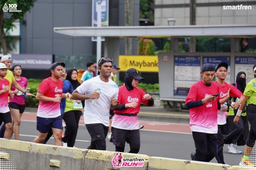 Race photo from Smartfren Run 2025 Vibes