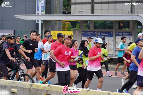 Race photo from Smartfren Run 2025 Vibes