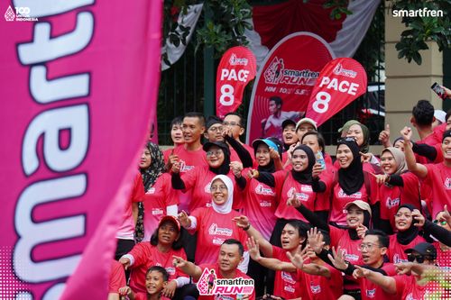 Race photo from Smartfren Run 2025 Vibes