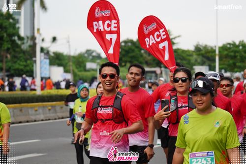 Race photo from Smartfren Run 2025 Vibes