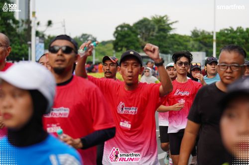 Race photo from Smartfren Run 2025 Vibes