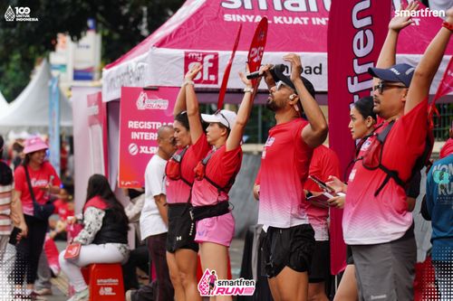 Race photo from Smartfren Run 2025 Vibes