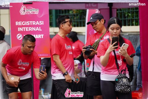 Race photo from Smartfren Run 2025 Vibes