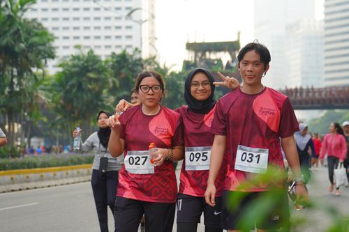 Race photo from Assurance Fun Run 2024