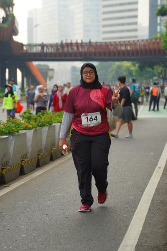 Race photo from Assurance Fun Run 2024